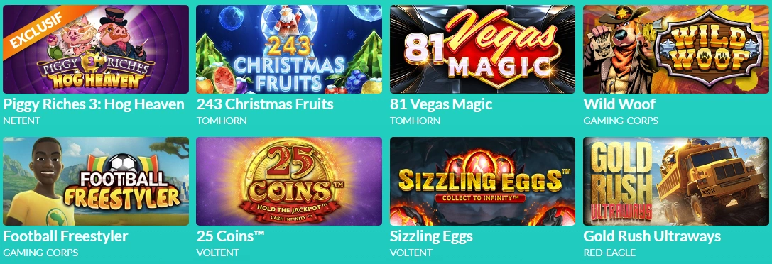 Machines à sous populaires Lucky Treasure